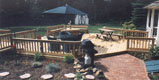 Wood Deck by Elyria Fence